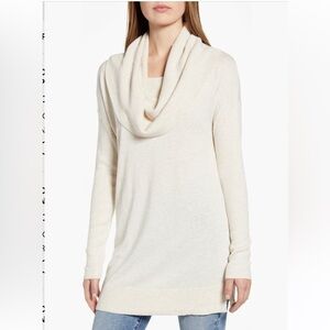 Caslon Cream Cowl Neck Sweater